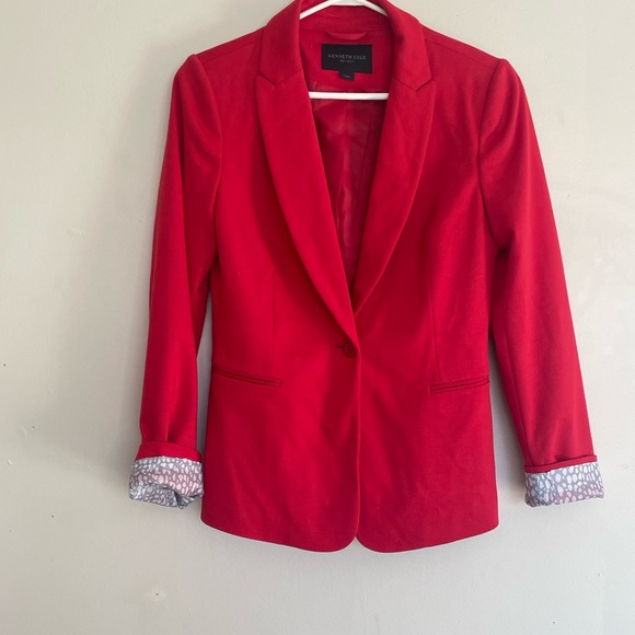 Kenneth Cole Red blazer - Picture 2 of 4